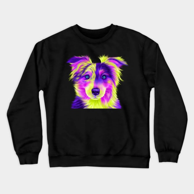 Australian Shepherd Crewneck Sweatshirt by NeonFuzz